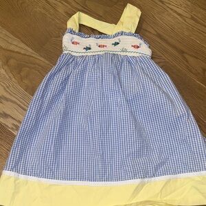 Lil Cactus Smocked Fish Dress